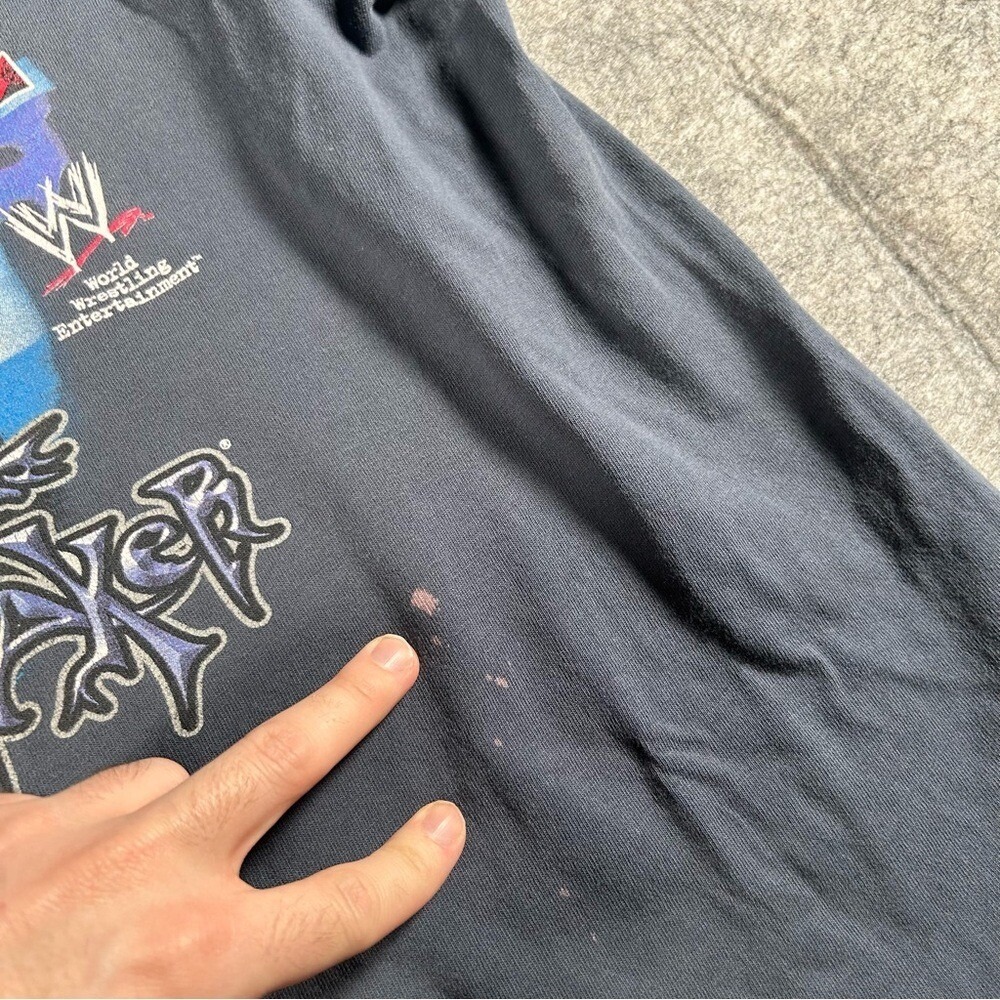 Vintage The Undertaker Shirt Mens Small Grey Y2K The Last Ride Wrestling 2002 - Picture 5 of 10